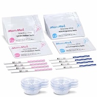 💖$1 Shop Coupon💖 MomMed Ovulation Test Kit (HCG15-LH40) 15 Pregcy Test Strips  40 Ovulation Test