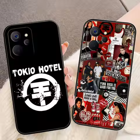 Tom Bill k-Kaulitz Tokio hotel Phone Case For Realme C75 C71 C65 C63 C55 C53 C35 C33 C30 C21 7 6 5 G