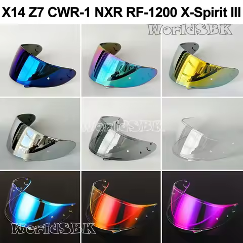 Helmet Visor for SHOEI X-14 X14 Z-7 Z7 CWR-1 CWR1 NXR RF-1200 RF1200 X-Spirit III XSpirit 3 X-Fourte