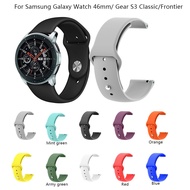 for Samsung Galaxy Watch 46mm /Gear S3 Watch Band Sport Silicone Repalcement Wrist Strap Bacelet Accessory