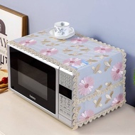 New Style Microwave Cover Anti-dust Cover Embroidered Lace Oven Cover Anti-dust Cloth Universal Gransy Microwave Curtain