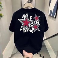readystockcodfashionteekoreanurbancasualstarcotton2026streetwearprintt-shirtoversizedunisex South Ko