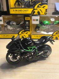 DIECAST KAWASAKI NINJA H2R - Mainan Motor Sport Mini Untuk Koleksi Anak & Dewasa