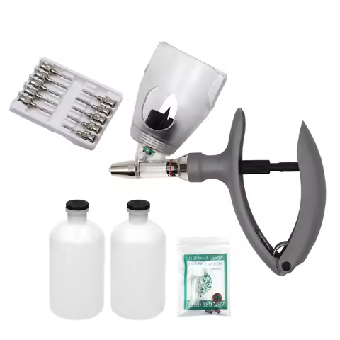 2ml /5ml Automatic Veterinary Continuous Syringe Animal Injection Adjustable Vaccine Injection for l