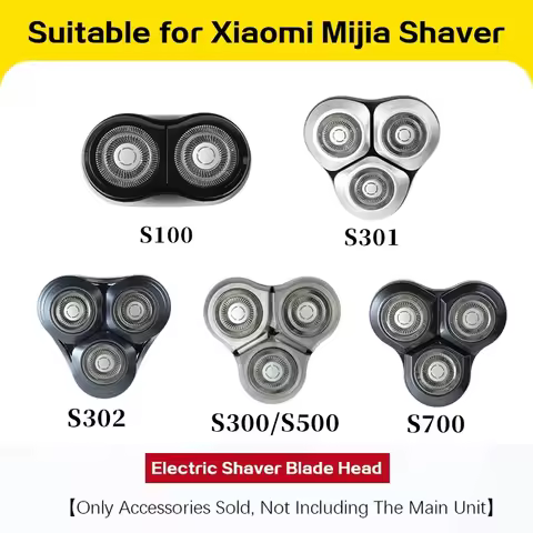 Suitable for Xiaomi Mijia S100/S101/S200/S300/S301/S302/S500/S500C/S700 Electric Shavers Replacement