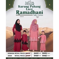 Baju Kurung Pahang Lace RAMADHANI 3.0 (sedondon ibu Anak), Kurung Muslimah Nursing Friendly, PLUS Size XS-5XL