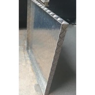 Custom pembuatan bak kontrol, tutup tandon, tutup got selokan bahan alumunium besi holow beton plat 