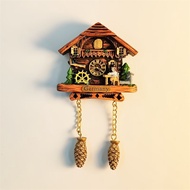 European And German Wooden House Gugu Clock Travel Souvenirs Three-dimensional Painted Decorative Ma