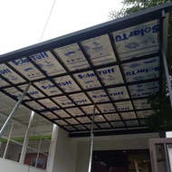 kanopi solarflat tembus pandang