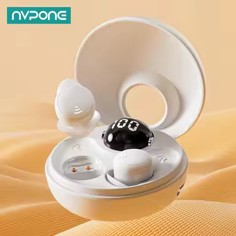 Mini Invisible Sleep Earphones Tws Wireless Headsets Enc Noise Cancelling Bluetooth 5.4 Sleep In Ear