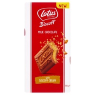 lotus biscoff milk chocolate with biscoff cream 180g