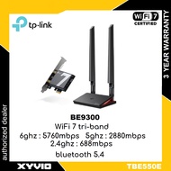 TP-LINK ARCHER TBE550E BE9300 Wi-Fi 7 Bluetooth 5.4 PCIe Adapter