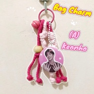 GANTUNGAN BAG CHARM KPOP CORTIS | CORTIS KPOP KEYCHAIN | CORTIS MACRAME HANGER