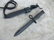 【軍武門】M7刺刀(BY-M16 附黑色塑鋼套)1001-5戰術格鬥刀刺刀/野外生存遊戲