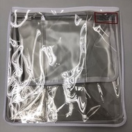 #26019 全新透明立體手袋拉鍊密封收納防水膠袋$50