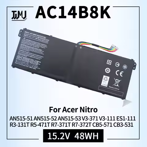 AC14B8K Battery for Acer Nitro 5 AN515-51 AN515-52 AN515-53 Aspire V3-371 V3-111 ES1-111 ES1-512 R3-