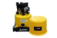 MITSUBISHI ของแท้ ปั้มน้ำอัตโนมัติ 200W WP-205Q5 / 205R ท่อขนาด 1 นิ้ว ถังกลม (สีเหลือง) **เก็บปลา