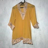 YELLOW KEBAYA TOP