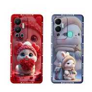 Case infinix hot 12 - 12i - 12 Play Latest Fashion Case Softcase Macaron Protect Camera Kesing Casin