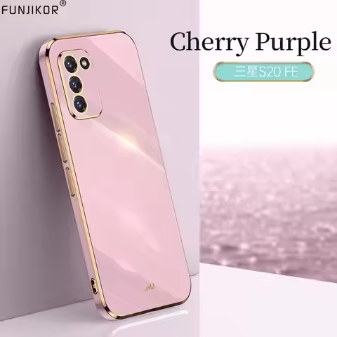 Case For Samsung Galaxy S20 FE S21 S22 S20 Ultra S21 Plus S21Plus s20fe 5G stlishy Plating Soft Sili