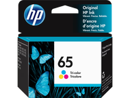 หมึกพิมพ์ HP 65 ของแท้ 100% มีทั้งดำและสี สำหรับ HP Deskjet 2620  2621  2622  2623  3720  3721 HP EN
