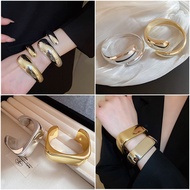 Irregular Bracelet Entangled Wristband Delicate Gold Silver Hand Accessories