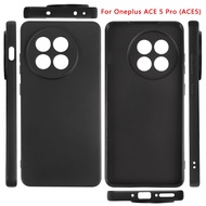 OnePlus Ace 5 / Ace 5 Pro / 13 / 13R Black Matte TPU Case / Anti-Fingerprint Matte Back