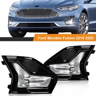 Led Fog Lamps For Ford Mondeo Fusion 2019 2020 Daytime Running Light DRL Car Front Driving Daylight 