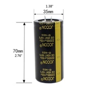 Rx Kapasitor Elektrolit 63v 22000uf 35x70mm High Frequency Rendah