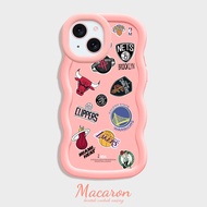 Compatible With IPhone 15 For Cartoon NBA Cassing Phone Case Hp Color Kesing Casing 0340