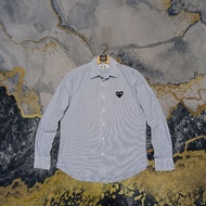 KEMEJA Play CDG Striped Shirt