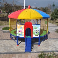 Kindergarten Large Trampoline Indoor and Outdoor Children Trampoline Outdoor Square Adult Stall Trampoline Trampoline Pa