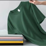 Unisex plain t-shirt polyester baju kosong baju casual t-shirt