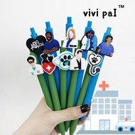 New Style Pet Medical Soft Adhesive Patch Pen Medical Pattern Press Gel Pen Medical Stationery Learn