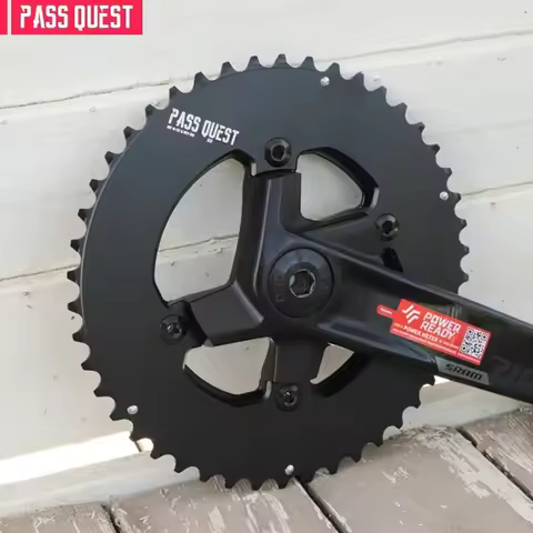 PASS QUEST Sram Rival AXS 12S 107BCD double chainring mountain road bike 46-33T 48-35T 50-37T 52-39T