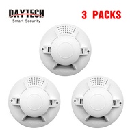 จัดส่งด่วนในประเทศไทย DAYTECH 【รับประกัน 1 ปี】Smoke Alarm Detector เครื่องตรวจจับควันไฟใช้แบตเตอรี่แ