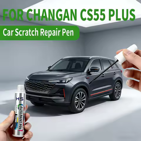 Paint Repair Pen Touch Up Scratch Remover DIY Car Accessories For Changan CS55 PLUS White 158 162 17