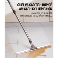 Multi-purpose Silicone 180 Rotating Wiper Mop, 50cm Wide Floor Mop Wiper Mop