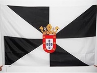 AZ FLAG Ceuta Flag 3' x 5' for a Pole - Autonomous City of Ceuta - Spain Flags 90 x 150 cm - Banner 