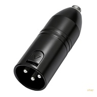 stay Alloy 3 5Mm TRS To 3Pin XLR Adapters Converts 12V-48V Phantoms Power to 3-5V Plugs in Power For