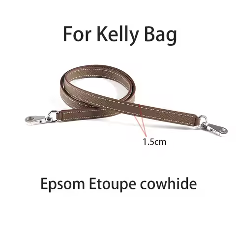 1.5cm Wide Epsom Cowhide Steel Material Button Suitable For Evelyn Kelly 2424 Bag Shoulder Strap Cro