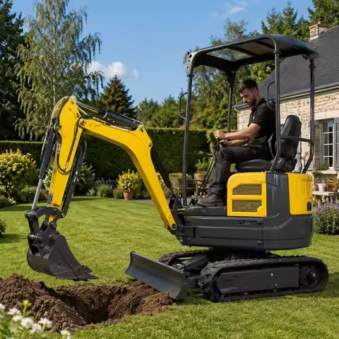 Custom Built 2 Ton Mini Excavator Hydraulic Compact Digger Euro 5 CE Approved Machine