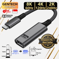SG USB Type C to HDMI Video Adapter 8K 4K 240 120 FPS Hz Full Ultra HD High Definition For Monitor P