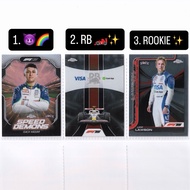 F1 Topps Chrome Card (F1-75) - Isack Hadjar & Liam Lawson (Racing Bulls)