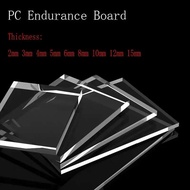 PC Endurance sheet High Transparent Polycarbonate Plate Wear Resistant Plastic Sheet Hard Paron 2mm 