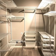 Assemble Cloakroom Step into Bedroom Metal Open Wall-Laying Combination Wardrobe Wholesale Wardrobe 
