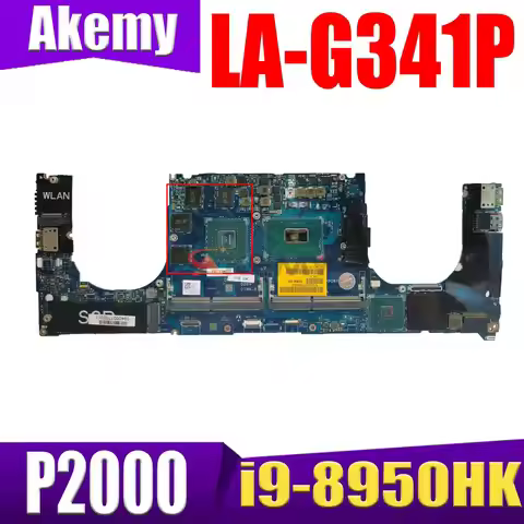 For DELL Original LA-G341P Mainboard 0VCY38 0VDJMX Laptop Motherboard XPS Precisione XPS 15 9570 553