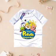 Pororo Threenity Official Store T-shirt Unique Premium Children's Distro T-shirt Ages 1-12 Years