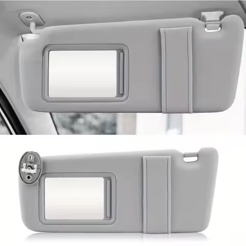 Car Sun Visor with Light For Toyota Venza 2009 2010 2011 2012 2013 2014 2015 2016 74320-0T021-B1 743