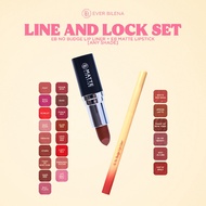 EB Line and Lock Set - No Budge + Matte Lipstick